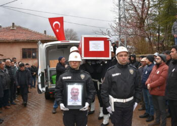 Kaza şehidi polis memuru, Kırıkkale'de son yolculuğuna uğurlandı
