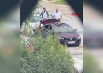 Mersin’de düğün konvoyunda havaya ateş açan şüpheli yakalandı
