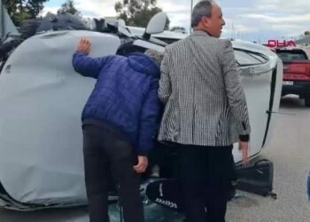 Alt geçitte kaza: 1 yaralı