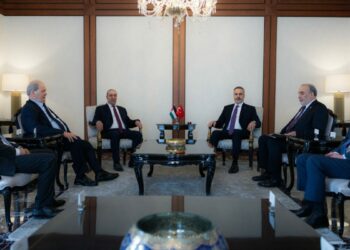 Bakan Fidan, Filistin Devlet Başkan Yardımcısı Şeyh ile görüştü