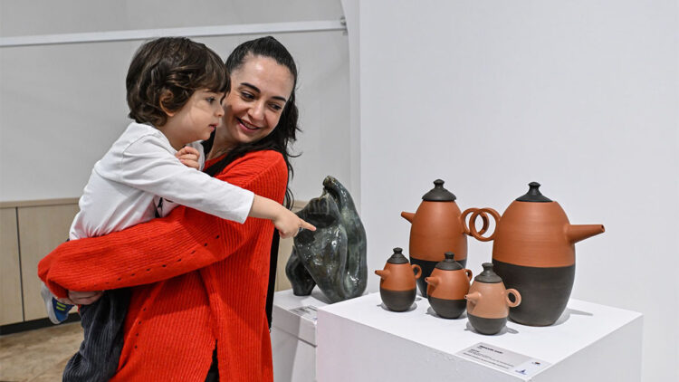 2. Uluslararası Işık Seramik Yarışması Sergisi açıldı