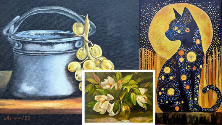 “Üçleme” Karma Resim Sergisi MB Sanat Evi’nde…