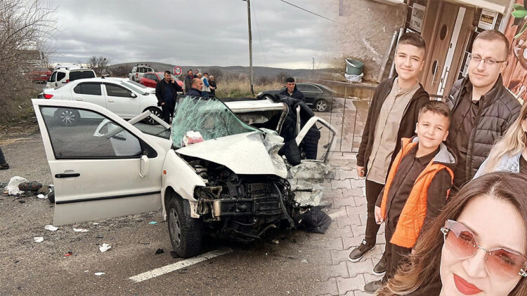 Baba ve 2 çocuğunun öldüğü kazada yaralanan anne de 18 gün sonra yaşam savaşını kaybetti