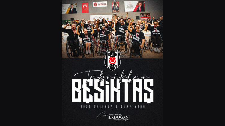 Cumhurbaşkanı Erdoğan’dan Beşiktaş'a tebrik mesajı