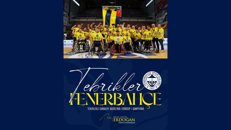 Cumhurbaşkanı Erdoğan’dan Fenerbahçe’ye tebrik mesajı