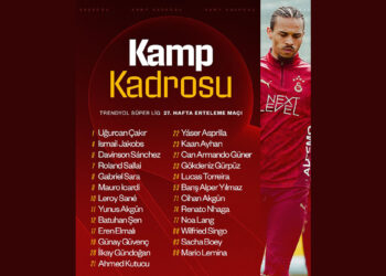 Galatasaray’ın Göztepe maçı kamp kadrosu açıklandı