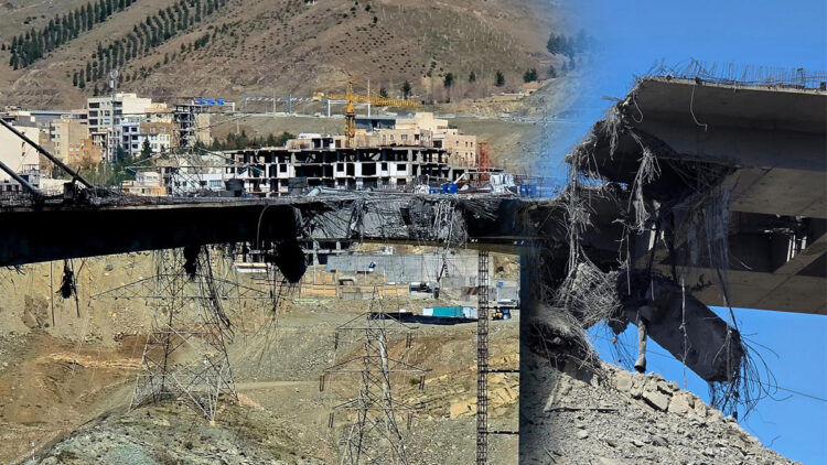 İran'ın B1 Köprüsü saldırısında 8 kişi hayatını kaybetti, 95 kişi yaralandı