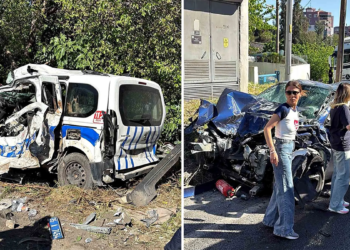 İzmir'de freni boşalan TIR çok sayıda araca çarptı; yaralılar var