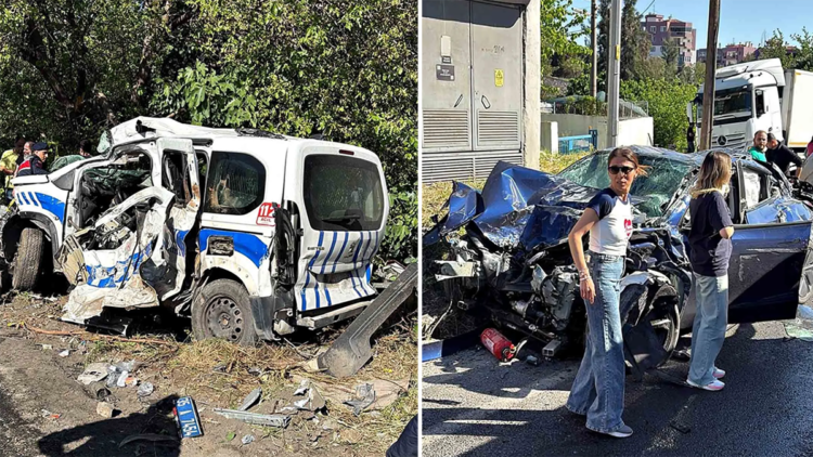 İzmir'de freni boşalan TIR çok sayıda araca çarptı; yaralılar var