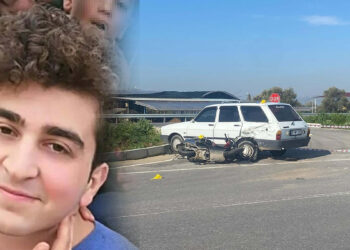 Kavşakta otomobile çarpan motosikletin sürücüsü hayatını kaybetti