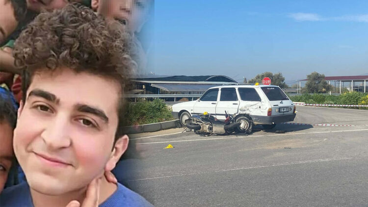 Kavşakta otomobile çarpan motosikletin sürücüsü hayatını kaybetti