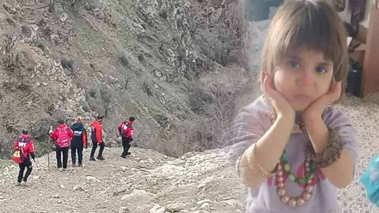 Bitlis'te kaybolan 4 yaşındaki Rabia Ilgaz bulundu