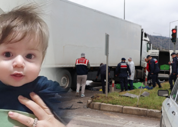 Kazada annesinin kucağından yola savrulan 10 aylık Yamaç bebek, TIR'ın altında kalıp öldü
