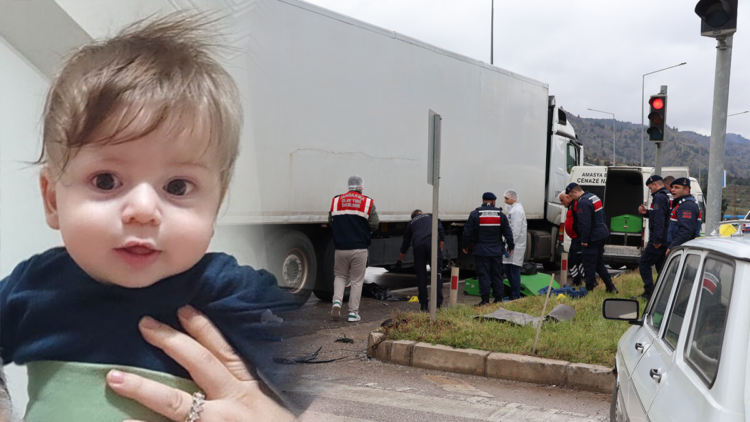 Kazada annesinin kucağından yola savrulan 10 aylık Yamaç bebek, TIR'ın altında kalıp öldü