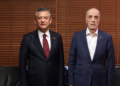 Özgür Özel, TÜRK-İŞ Genel Başkanı Atalay'ı ziyaret etti