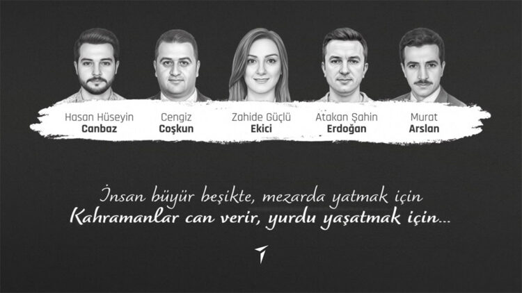TUSAŞ’tan Duygulandıran Mesaj: “Aziz Şehitlerimizi Unutmayacağız”