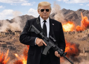 Trump'tan silahlı fotoğrafla İran'a mesaj: Yakında akıllansalar iyi olur