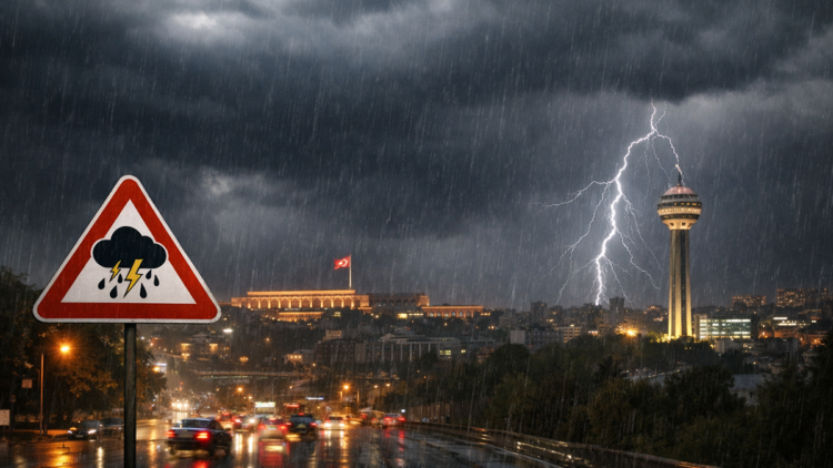 Valilikten başkentlilere 'kuvvetli sağanak' uyarısı
