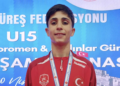 Yunusemre Belediyespor'un güreşçisi Beytullah'tan bronz madalya