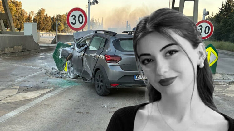 İzmir'de bariyerlere çarpıp yanan otomobilin sürücüsü öldü