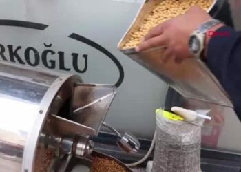 Çırak bulamayan leblebiciler, mesleği çocuklarıyla yaşatmaya çalışıyor