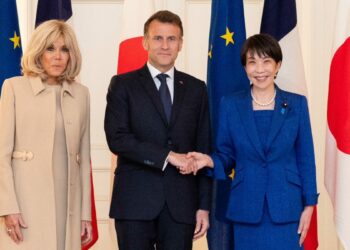Fransa Cumhurbaşkanı Emmanuel Macron, Japonya’da