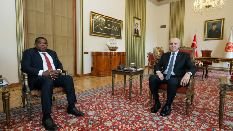 Kurtulmuş, Parlamentolar Arası Birlik Genel Sekreteri Chungong’u kabul etti