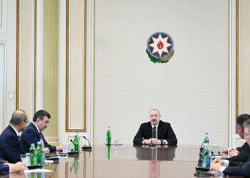 Cumhurbaşkanı Yardımcısı Yılmaz, Azerbaycan Cumhurbaşkanı Aliyev ile görüştü