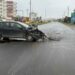 Kırmızı ışıkta kaza; 2 yaralı
