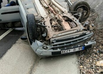 Malatya’da otomobil takla attı: 5 yaralı