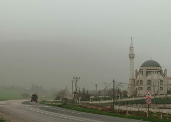 Gaziantep'te toz taşınımı etkili oldu