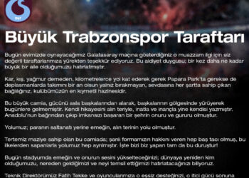 Trabzonspor’dan taraftara çağrı