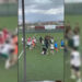 U-14 liginde futbolcuların maç sonu tekmeli yumruklu kavgası kamerada