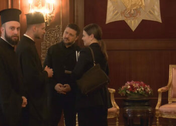 Zelenskiy Fener Rum Ortodoks Patrikhanesi'ni ziyaret ediyor-1