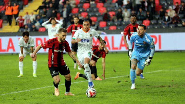 Gaziantep FK - Corendon Alanyaspor: 1-1