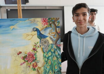 Şırnaklı Hüsam, resimleriyle ABD’nin prestijli sanat okuluna birinci sıradan ve tam burslu kabul aldı