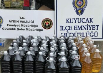 Aydın'da sahte içki operasyonu: 3 gözaltı