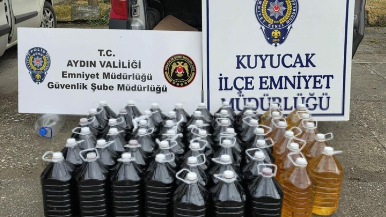 Aydın'da sahte içki operasyonu: 3 gözaltı