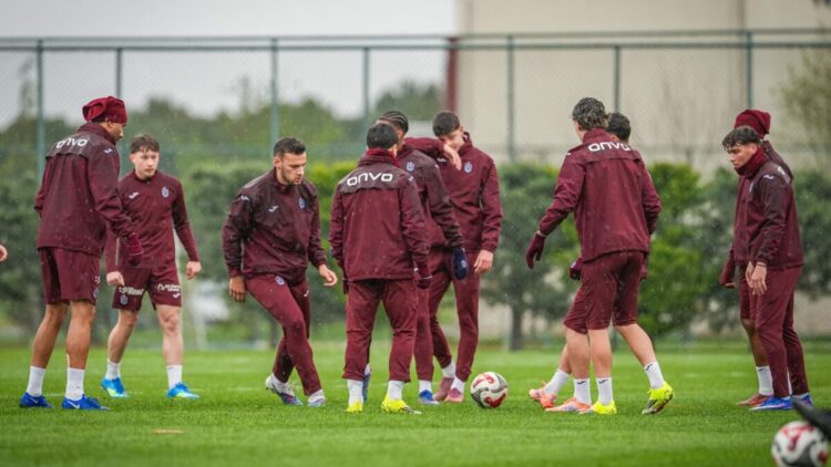 Trabzonspor, Corendon Alanyaspor maçı hazırlıklarına devam etti