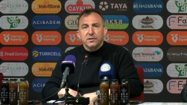 Çaykur Rizespor - Samsunspor maçının ardından