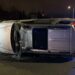 Kağıthane’de alkollü sürücünün kullandığı otomobilin çarptığı cip devrildi: 1 yaralı
