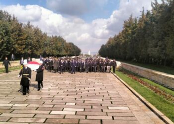 Emniyet teşkilatından Anıtkabir'e ziyaret