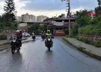Hatay'da polis haftası korteji
