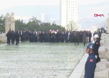 Emniyet teşkilatından Anıtkabir'e ziyaret