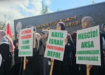 Zonguldak’ta Gazze’ye destek, İsrail’e tepki eylemi