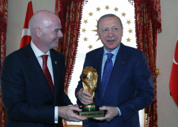 Cumhurbaşkanı Erdoğan, FIFA Başkanı Infantino’yu kabul etti