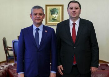 Özel, Kuzey Makedonya’dan THP heyeti ile görüştü