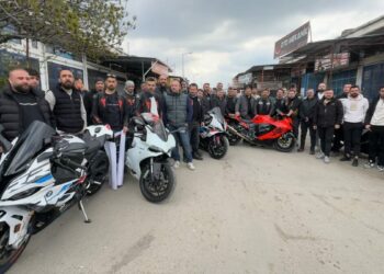 Motosikletli gruptan egzoz cezalarına tepki