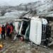 Hasta taşıyan ambulans, uçuruma yuvarlandı: 1 ölü, 4 yaralı