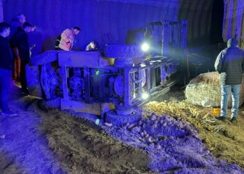Patates deposunda devrilen forkliftin operatörü öldü